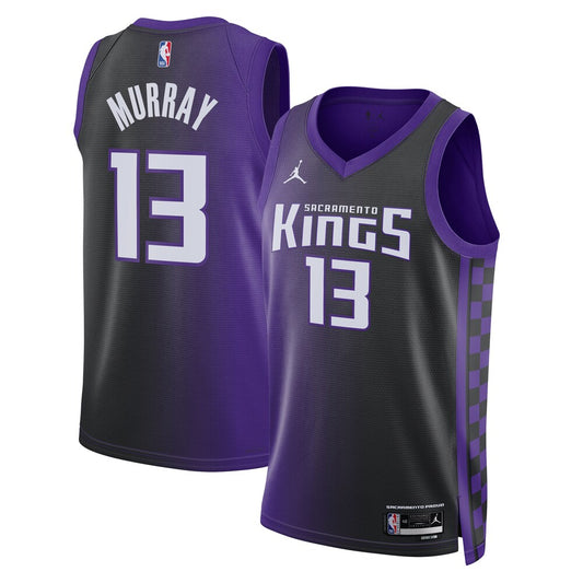 Sacramento Kings Jordan Brand Statement Edition Swingman Jersey Purple Keegan Murray retro stitched fan jersey