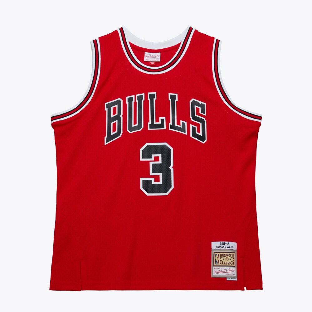 Chicago Bulls M&N Dark Jersey Dwyane Wade 2016 retro stitched fan jersey RTJ12932 image 1