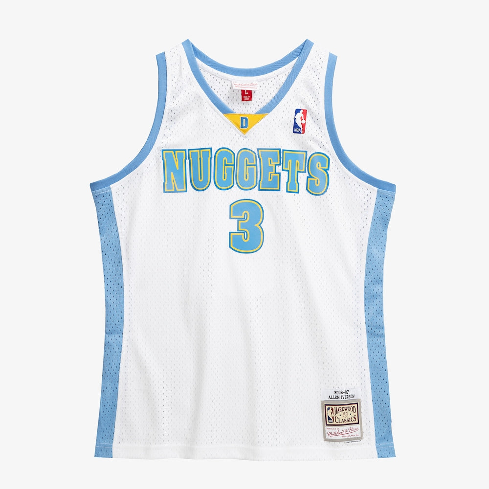 Denver Nuggets M&N Swingman Jersey Allen Iverson 2006 07 retro stitched fan jersey RTJ12926 image 1
