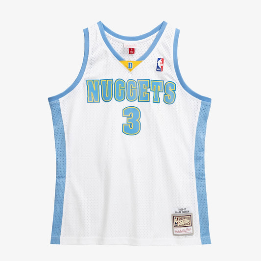 Denver Nuggets M&N Swingman Jersey Allen Iverson 2006 07 retro stitched fan jersey RTJ12926 image 1