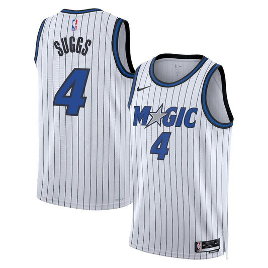 Orlando Magic Replica Association Edition Swingman Jersey White Jalen Suggs retro stitched fan jersey RTJ12914 image 1