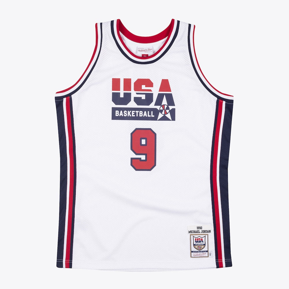 USA Basketball M&N Jersey Michael Jordan 1992 retro stitched fan jersey RTJ12912 image 1