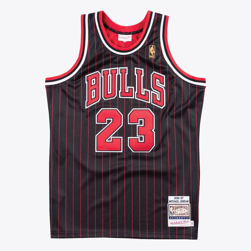 Chicago Bulls M&N Jersey Alternate Michael Jordan 1996 97 retro stitched fan jersey RTJ12908 image 1