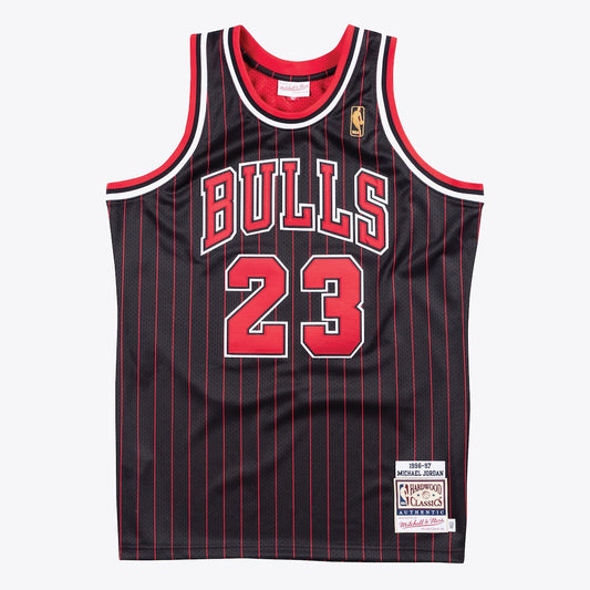 Chicago Bulls M&N Jersey Alternate Michael Jordan 1996 97 retro stitched fan jersey RTJ12908 image 1