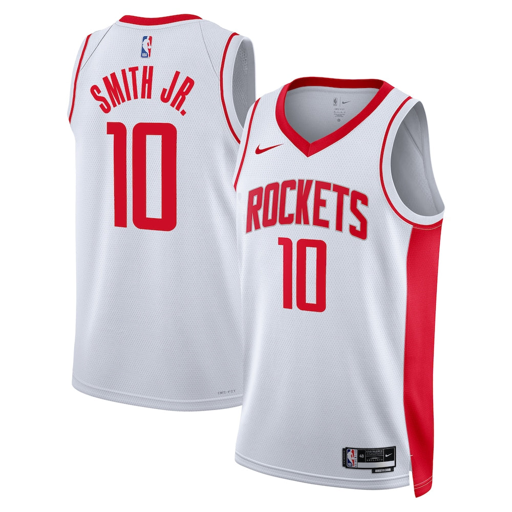 Houston Rockets Association Edition Swingman Jersey White Jabari Smith Jr retro stitched fan jersey RTJ12897 image 1