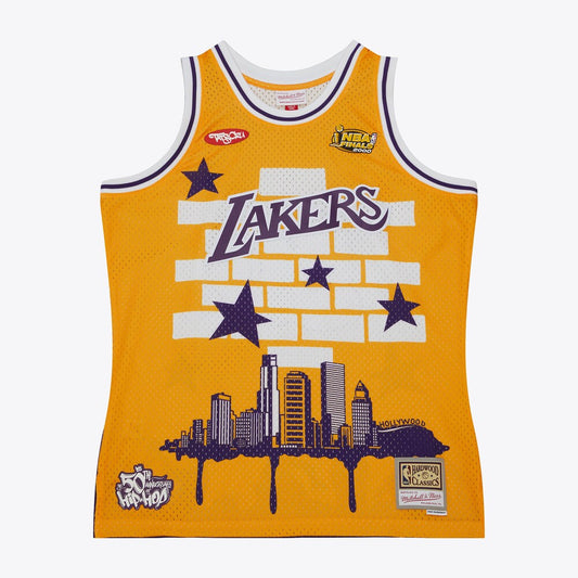Los Angeles Lakers M&N X Tats Cru Jersey retro stitched fan jersey RTJ12879 image 1