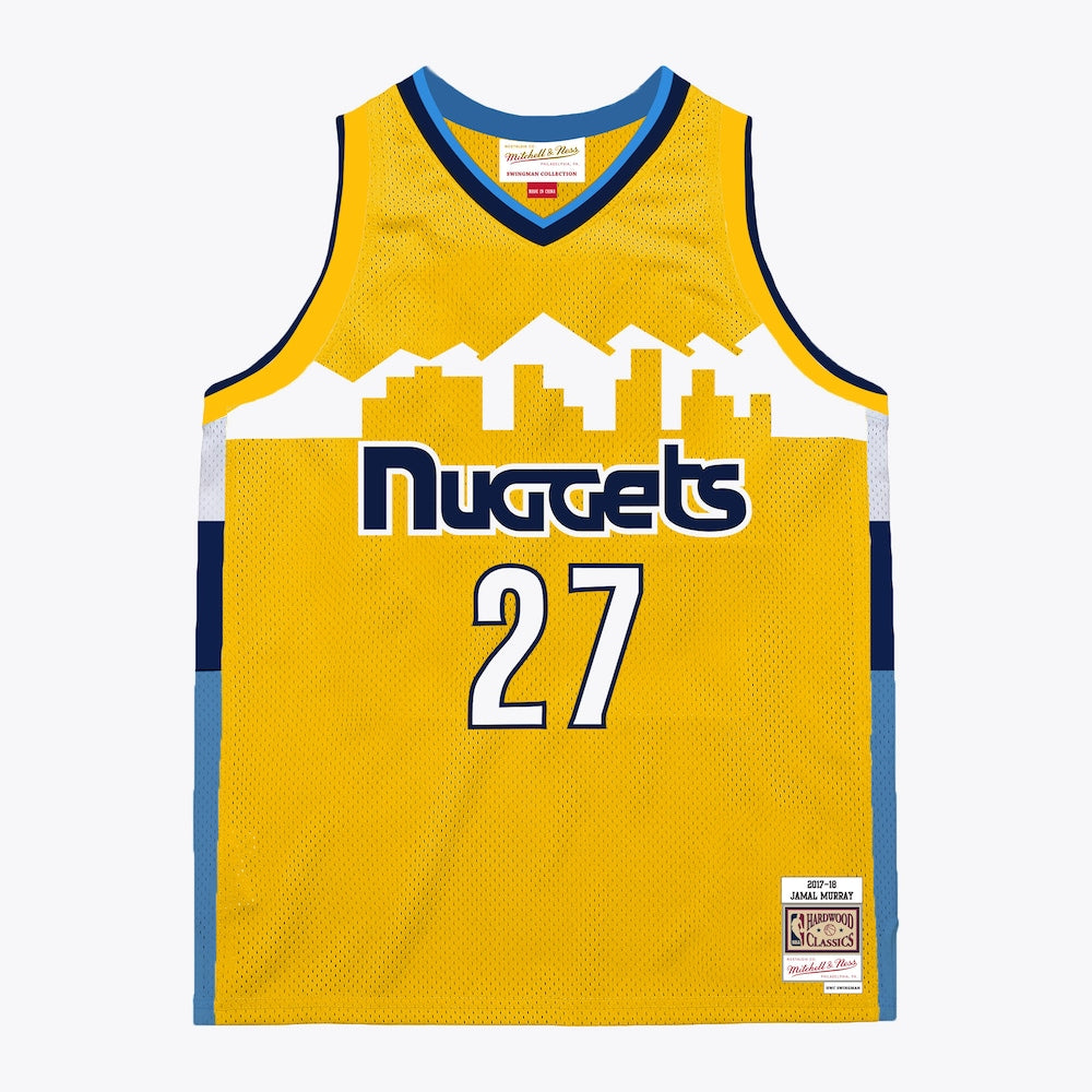 Denver Nuggets M&N Swingman Jersey 2017 Jamal Murray retro stitched fan jersey RTJ12878 image 1