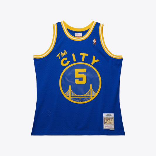 Golden State Warriors M&N Swingman Jersey 2004 Baron Davis retro stitched fan jersey RTJ12857 image 1