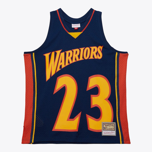 Golden State Warriors M&N Maxxed Out Jersey 2002 Jason Richardson retro stitched fan jersey RTJ12845 image 1