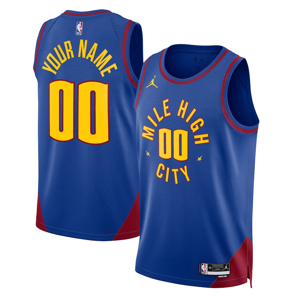 Denver Nuggets Jordan Statement Swingman Jersey Custom retro stitched fan jersey RTJ12841 image 1