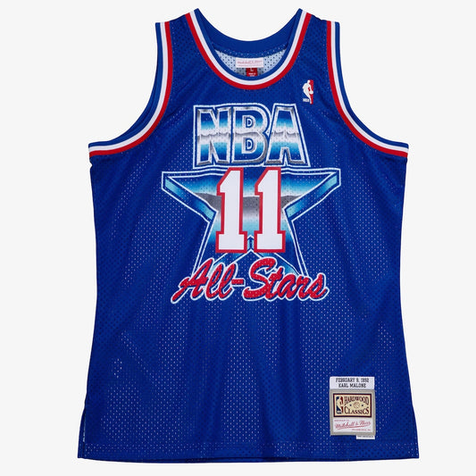 NBA All Star West M&N Swingman Jersey Karl Malone 1992 retro stitched fan jersey RTJ12837 image 1