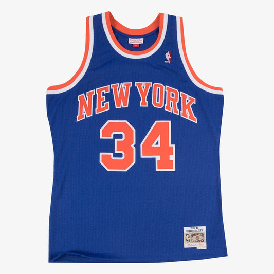 New York Knicks M&N Swingman Jersey Road Charles Oakley 1991 92 retro stitched fan jersey RTJ12822 image 1
