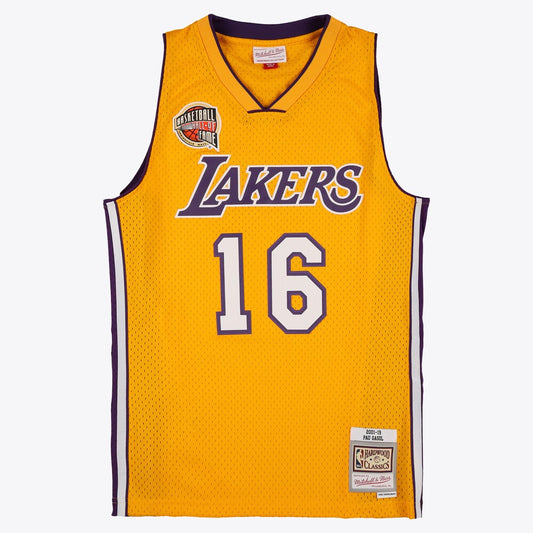 Los Angeles Lakers M&N Hof Swingman Jersey Pau Gasol retro stitched fan jersey RTJ12812 image 1
