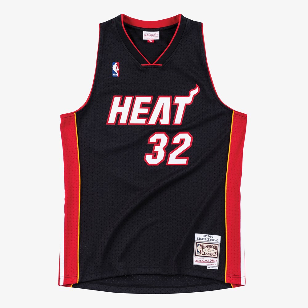 Miami Heat M&N Swingman Jersey Road Shaquille Oneal 2005 06 retro stitched fan jersey RTJ12802 image 1
