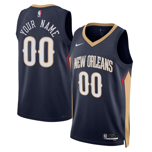 New Orleans Pelicans Icon Swingman Jersey Custom retro stitched fan jersey RTJ12798 image 1