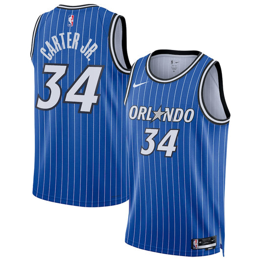 Orlando Magic Replica Icon Edition Swingman Jersey Blue Wendell Carter Jr retro stitched fan jersey RTJ12771 image 1