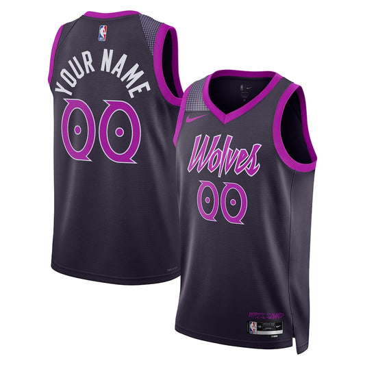 Minnesota Timberwolves 2025 26 City Edition Swingman Jersey Custom retro stitched fan jersey RTJ12763 image 1