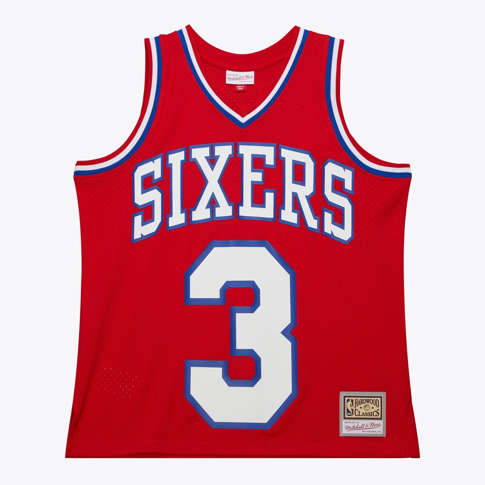 Philadelphia 76ers M&N Maxxed Out Jersey 2002 Allen Iverson retro stitched fan jersey RTJ12749 image 1