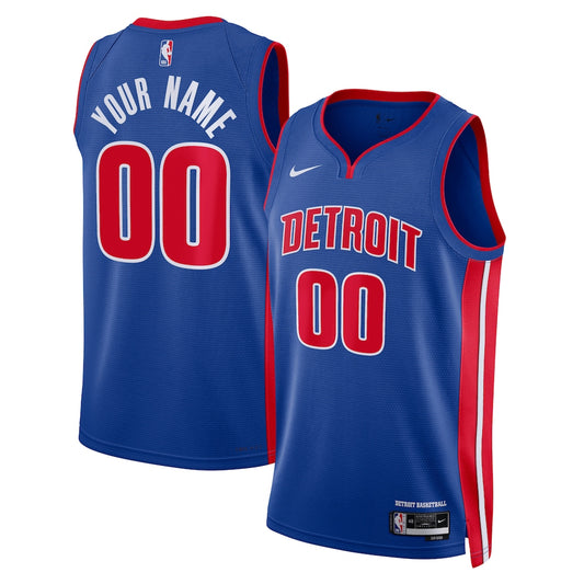 Detroit Pistons Icon Swingman Jersey Custom retro stitched fan jersey RTJ12744 image 1