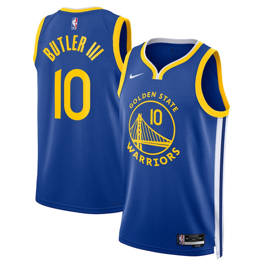 Golden State Warriors Icon Edition Swingman Jersey Royal Jimmy Butler Iii retro stitched fan jersey RTJ12741 image 1