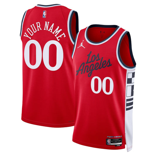 LA Clippers Jordan NBA Statement Edition Swingman Jersey Custom retro stitched fan jersey RTJ12732 image 1