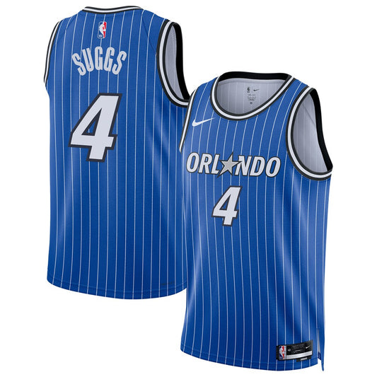 Orlando Magic Replica Icon Edition Swingman Jersey Blue Jalen Suggs retro stitched fan jersey RTJ12726 image 1