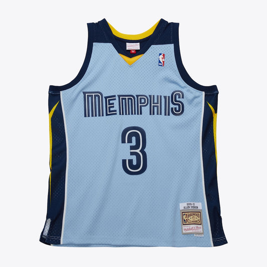Memphis Grizzlies M&N Swingman Jersey Alternate Allen Iverson 2009 retro stitched fan jersey RTJ12721 image 1