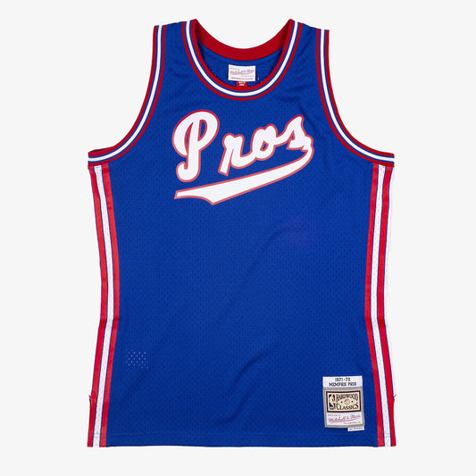 NBA Memphis Pros M&N Swingman Jersey 1971 72 retro stitched fan jersey RTJ12717 image 1