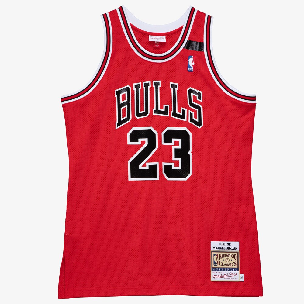Chicago Bulls M&N Jersey Bulls Michael Jordan 1991 retro stitched fan jersey RTJ12713 image 1