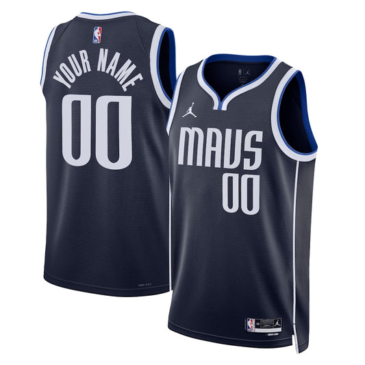 Dallas Mavericks Jordan Statement Swingman Jersey Custom retro stitched fan jersey RTJ12710 image 1