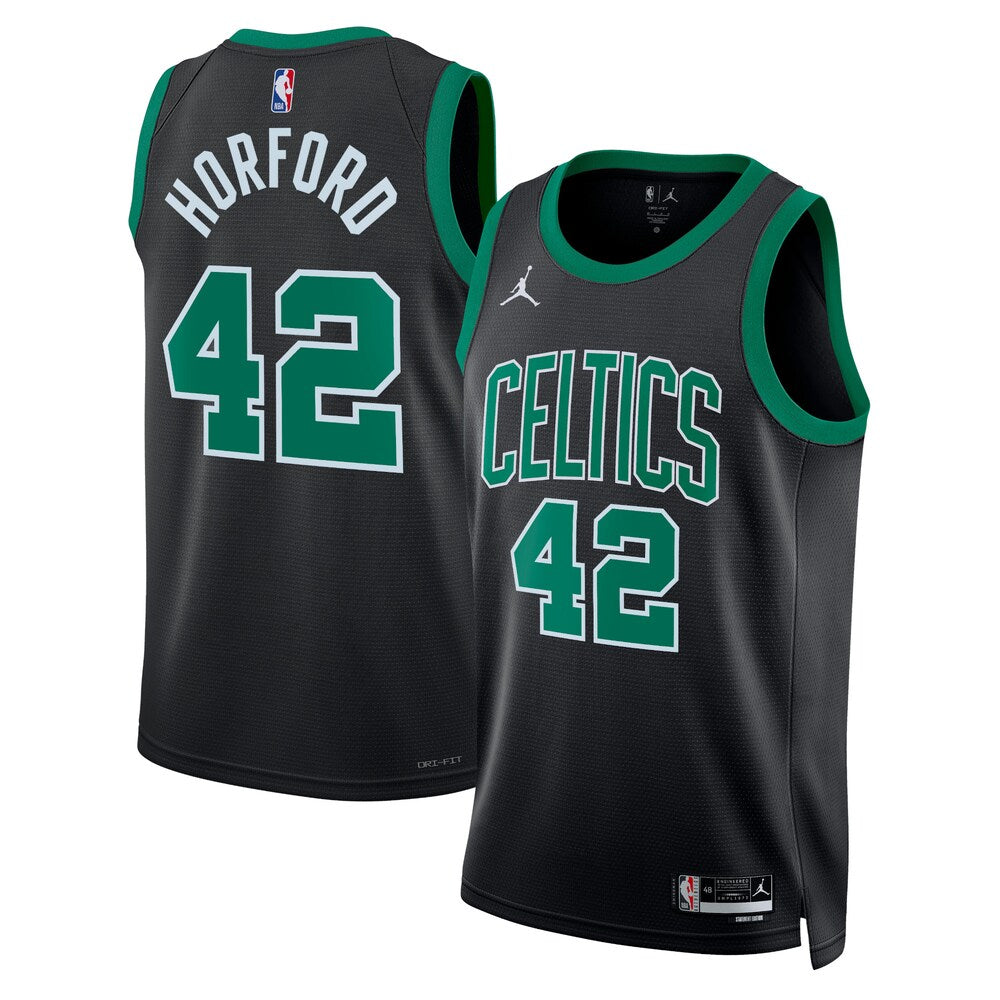 Boston Celtics Jordan Statement Edition Swingman Jersey Green Al Horford retro stitched fan jersey RTJ12697 image 1