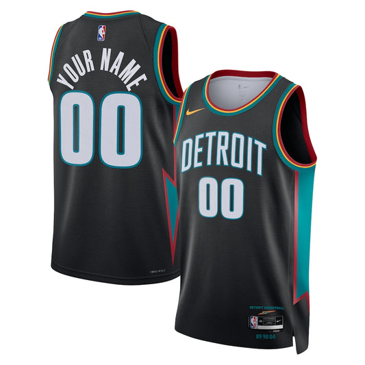Detroit Pistons 2025 26 City Edition Swingman Jersey Custom retro stitched fan jersey RTJ12688 image 1