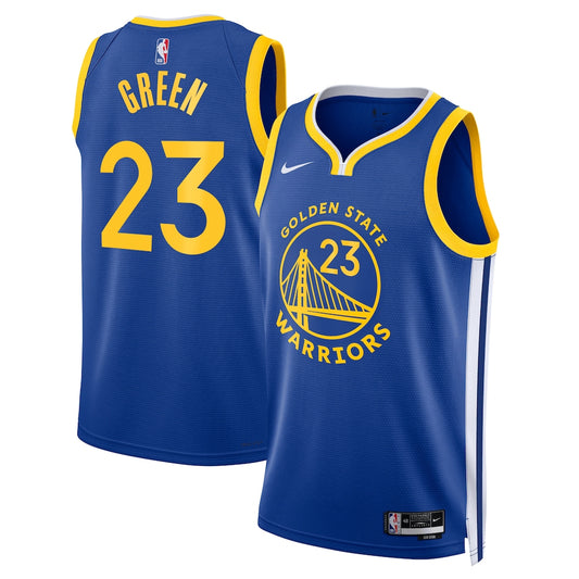 Golden State Warriors Icon Edition Swingman Jersey Royal Draymond Green retro stitched fan jersey RTJ12675 image 1
