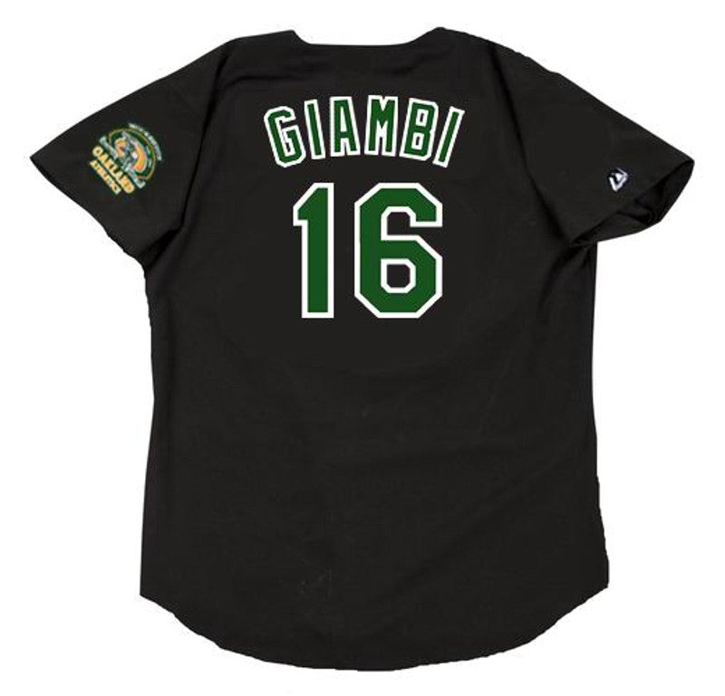 Jason Giambi Oakland Athletics 2000 Baseball jersey retro stitched fan gear RTJ00661