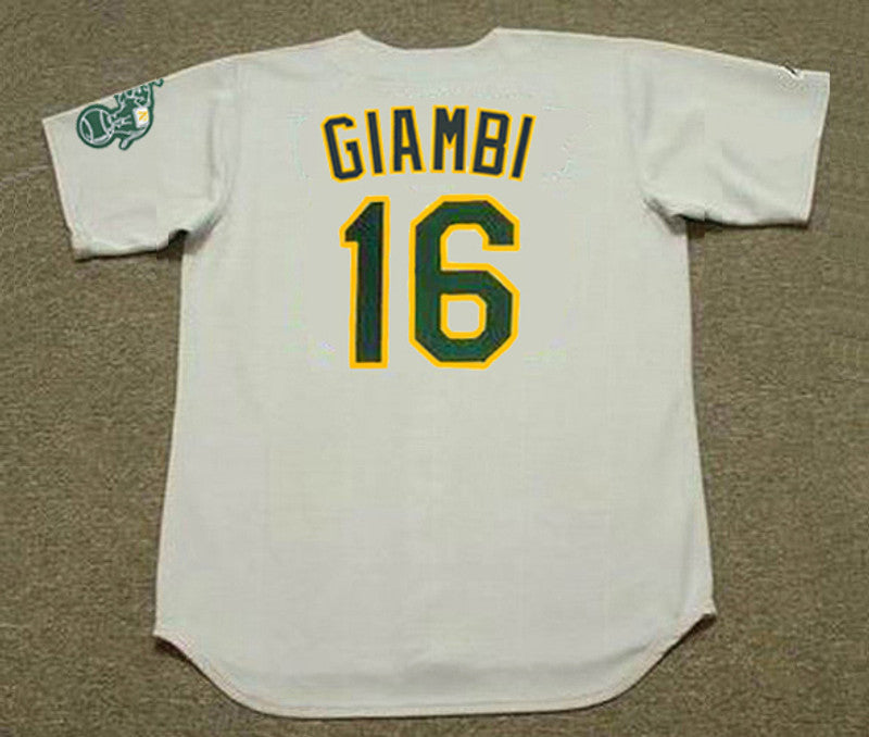 Jason Giambi Oakland Athletics 2002 Baseball jersey retro stitched fan gear RTJ00660