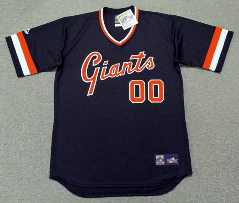 SFG SFG 1980s Cooperstown Away Custom Name Number Stitched Jersey, Vintage Baseball Jersey, Retro Sewn Jersey