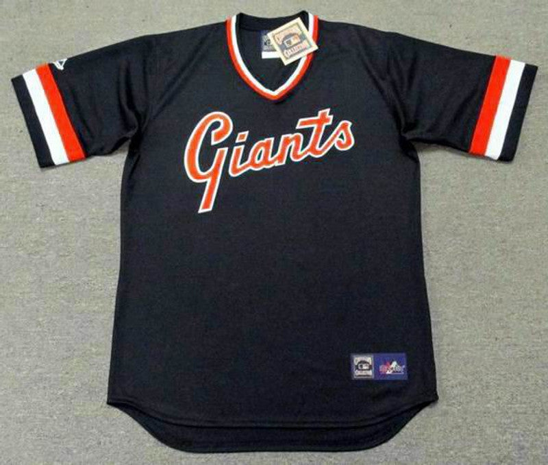 SFG SFG 1980s Cooperstown Throwback Away Baseball Stitched Jersey, Vintage Baseball Jersey, Retro Sewn Jersey