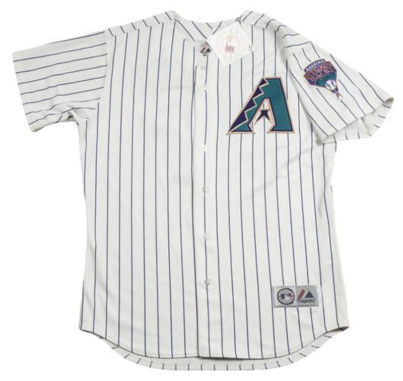 RJ AD 2001 Throwback Home Baseball Stitched Jersey, Vintage Baseball Jersey, Retro Sewn Jersey