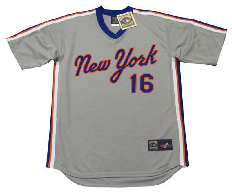 DG NYM 1987 Cooperstown Away Baseball Stitched Jersey, Vintage Baseball Jersey, Retro Sewn Jersey
