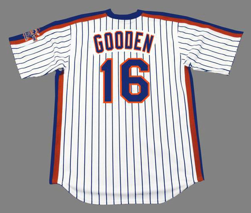 DG NYM 1986 Cooperstown Home Baseball Stitched Jersey, Vintage Baseball Jersey, Retro Sewn Jersey