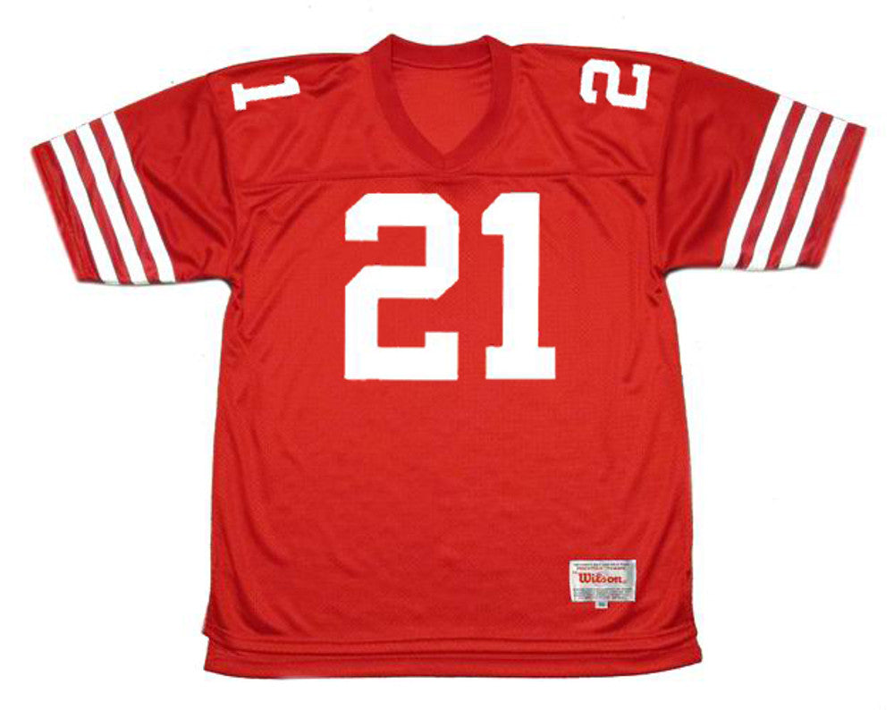 FRGO SF 49ers 2005 Throwback Home Football Jersey, Retro Stitched Jersey