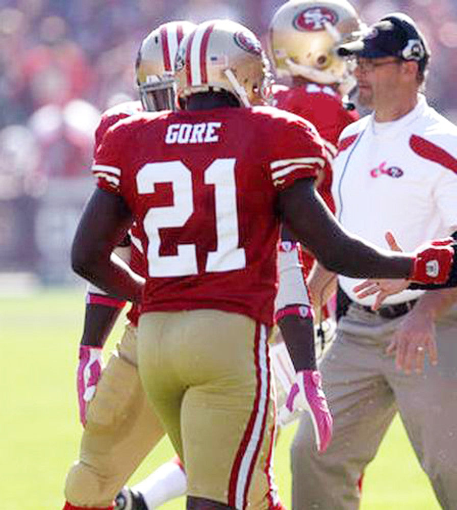 San Francisco 49ers Frank Gore 2005 Home Throwback Football Jersey product image