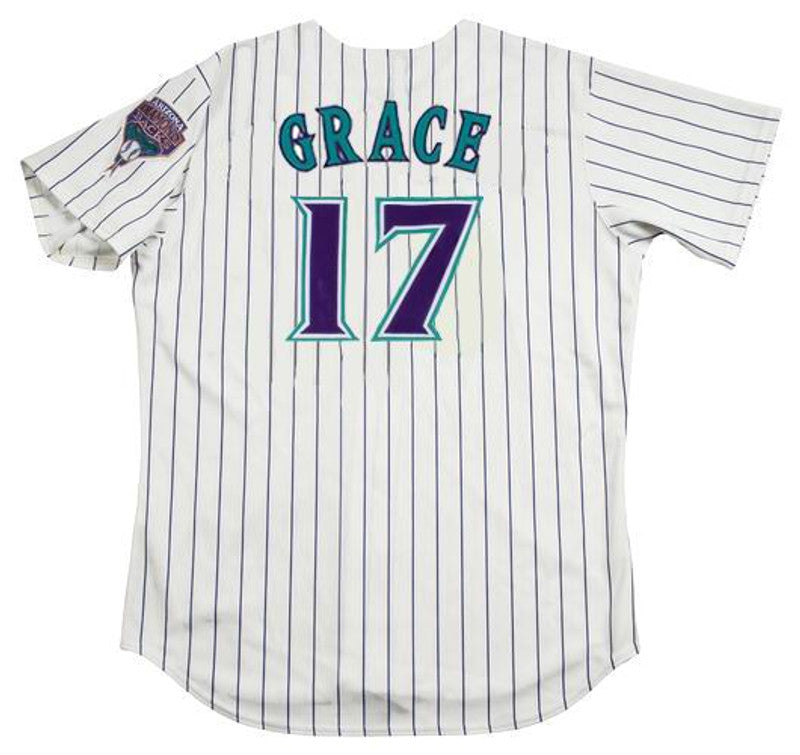 MG AD 2001 Throwback Home Baseball Stitched Jersey, Vintage Baseball Jersey, Retro Sewn Jersey
