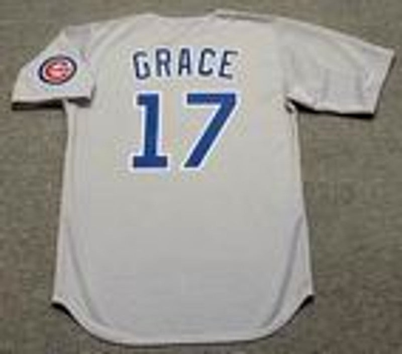 Mark Grace Chicago Cubs 1990 Baseball jersey retro stitched fan gear RTJ00035