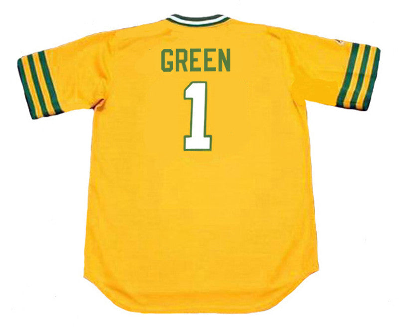Dick Green Oakland Athletics 1972 Baseball jersey retro stitched fan gear RTJ01142