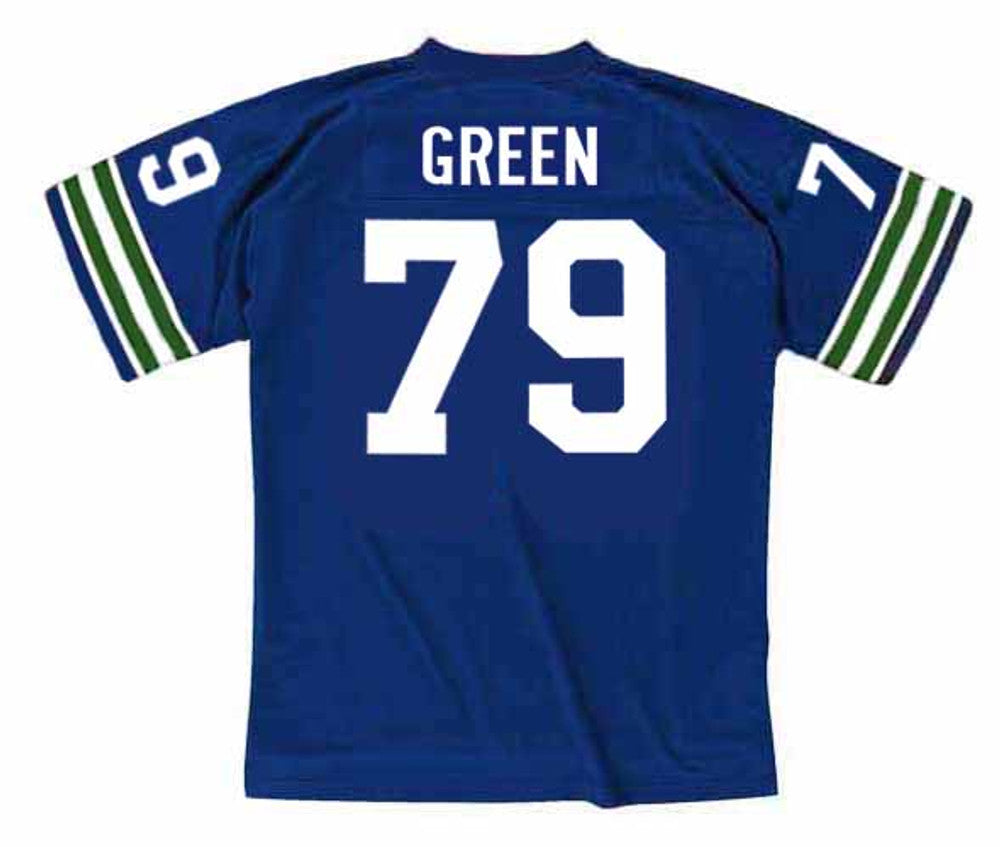 Seattle Seahawks Jacob Green 1981 Throwback Green Football Jersey product image