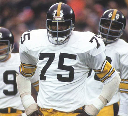 Pittsburgh Steelers Joe Greene 1975 Away Throwback Football Jersey product image