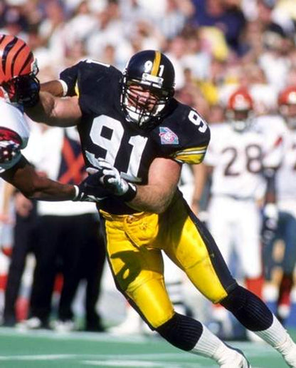 Pittsburgh Steelers Kevin Greene 1994 Home Throwback Football Jersey product image