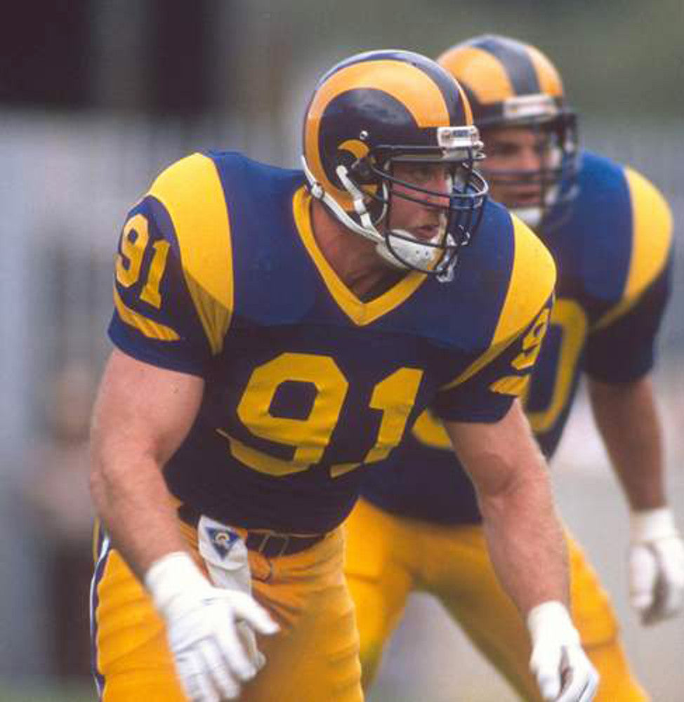 Los Angeles Rams Kevin Greene 1989 Throwback Football Jersey product image