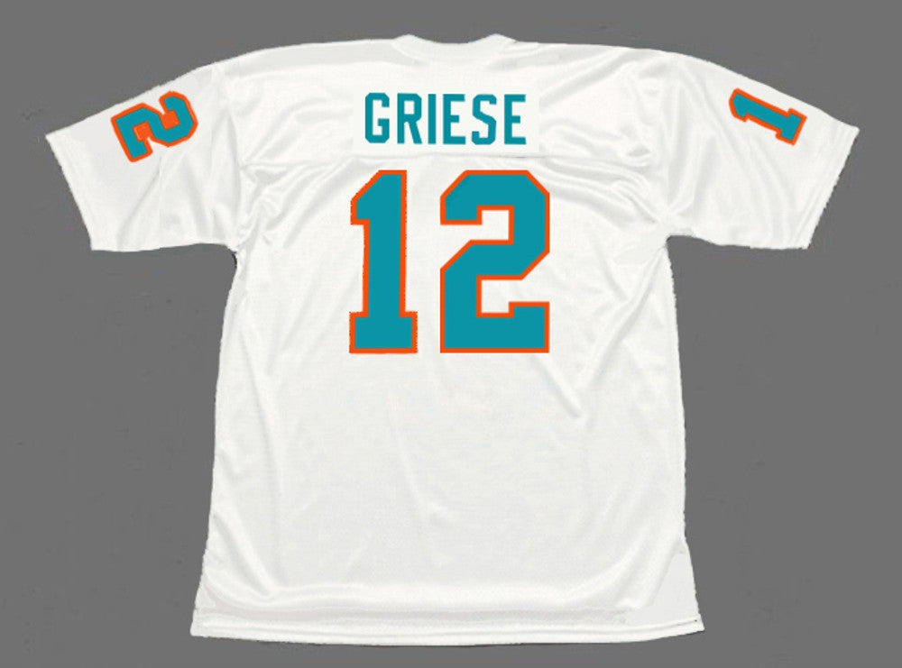 Miami Dolphins Bob Griese 1972 Throwback Football Jersey product image